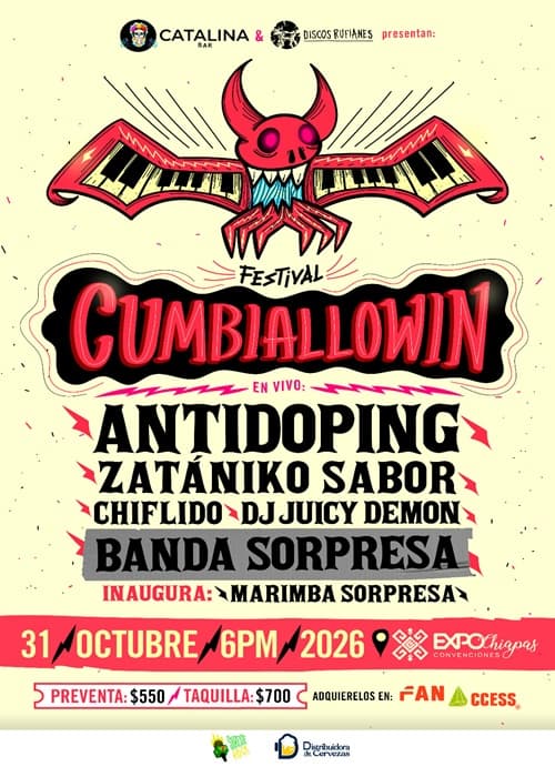 Festival Cumbiallowin 2026 · recurso oficial del evento