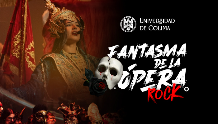El Fantasma de la ópera Rock · imagen oficial del programa