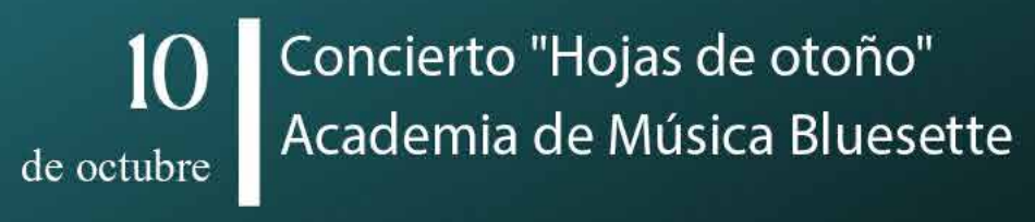 Bloque oficial de Concierto Hojas de otoño