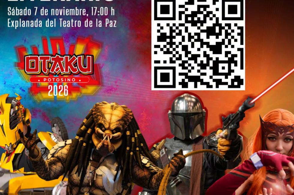 Otaku Potosino 2026 · Concurso de Cosplay Literario · cartel del programa publicado por la fuente oficial